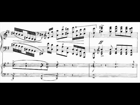 [Anton Arensky] Fantasia for Piano and Orchestra in E Minor, Op. 48 (Score-Video)