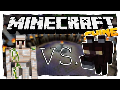 EISENGOLEM VS. MIST WOLF | Minecraft: Eisengolem vs. Monster • #34 | #SHINEMC