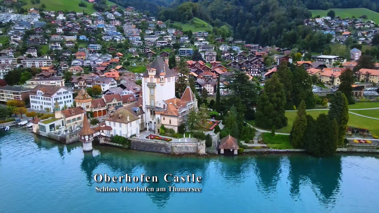 Experience bird's eye view of Oberhofen Castle.