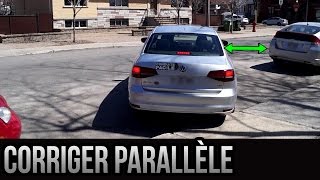Stationnement parallèle (créneau) - Comment se corriger