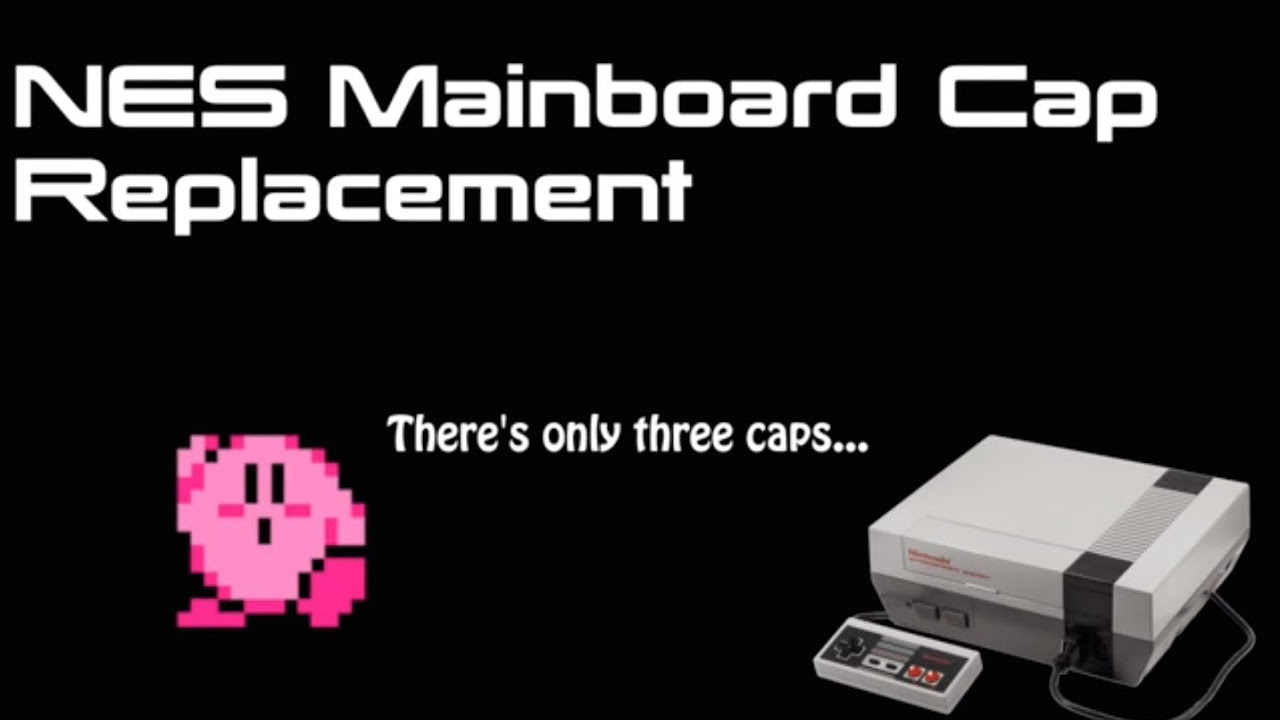 NES Mainboard Capacitor Replacement - Mattel Version
