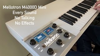 Video thumbnail for All the Sounds of the Mellotron M4000D Mini: No Talking, No Effects by Jonathan Block - The Ambient iPad