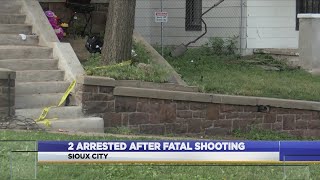 1 killed in Sioux City shooting, 2 arrested