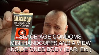🇺🇸/🇬🇧 Space-age Galactic Cap condom, video earpick, mini handcuffs & quick heatshrink connectors