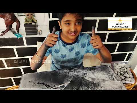 Created a Pencil Lead Carving of States and Capitals of India | Amrish