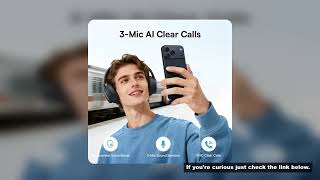 Baseus Bass BH1 NC Lite ANC Wireless Headphones 95% Noise Cancelling Headsets Headphone Bluetooth 6.