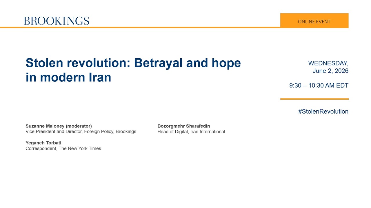 Stolen revolution: Betrayal and hope in modern Iran