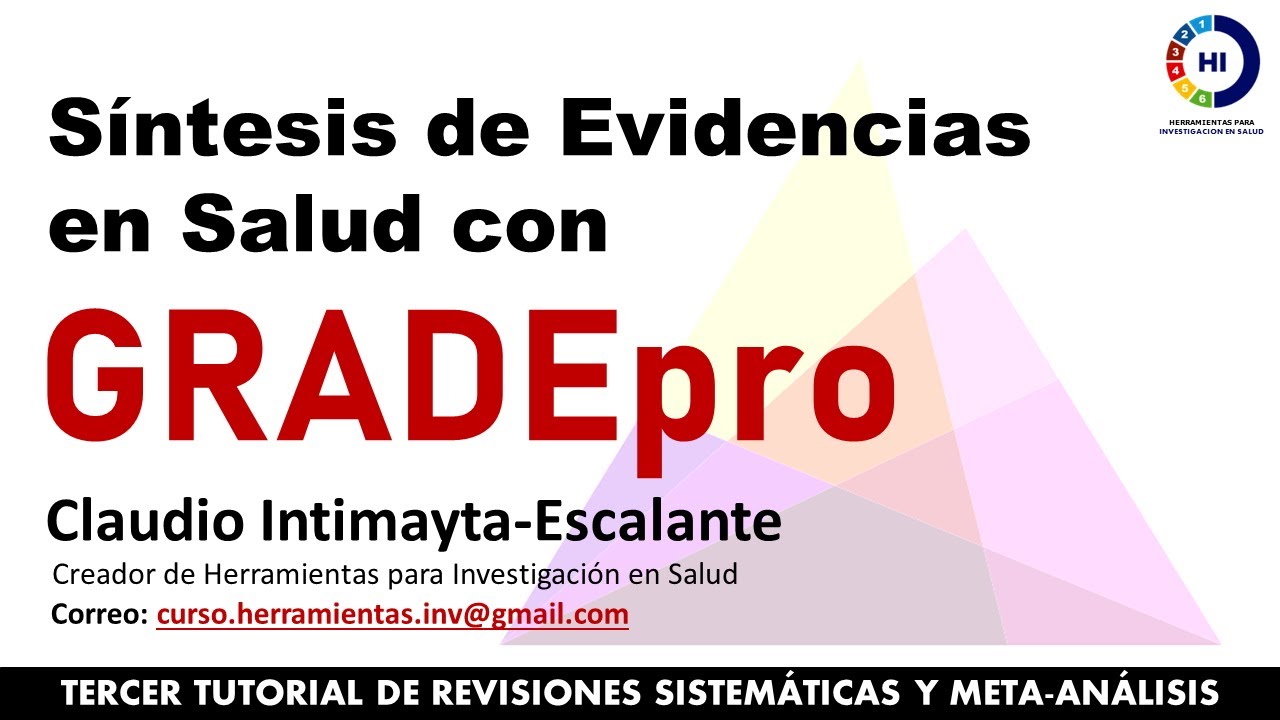 Síntesis de Evidencias en Salud con GRADEpro