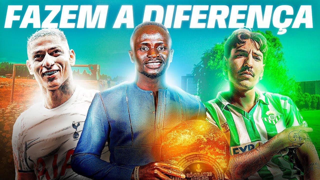 6 jogadores que FAZEM A DIFERENÇA na SOCIEDADE ✊🧠🌱🤝
