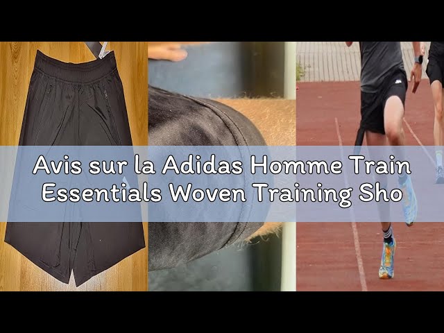 Vídeo relacionado con Adidas Hombre Train Essentials Woven Training Shorts, Glow Blue/Black, M 5 Inch