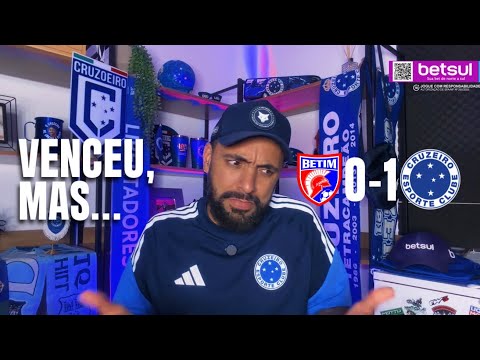 Pós-jogo Betim 0x1 Cruzeiro | BOM RESULTADO EM UM JOGO RUIM! 