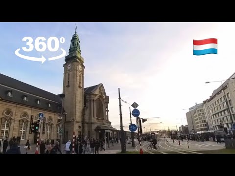Vídeo 360 do meu primeiro dia em Luxemburgo.