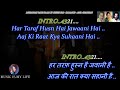Mohabbat Bade Kaam Ki Cheez Hai Karaoke With Scrolling Lyrics Eng हिंदी