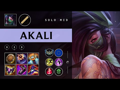 Akali Mid vs Viktor - EUW Challenger Patch 25.24