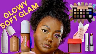 Flawless Makeup Routine for Dark Skin | NEW Benefit Foundation + Rhode Glazing Mist