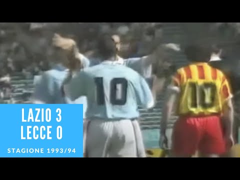 22 aprile 1994: Lazio Lecce 3 0