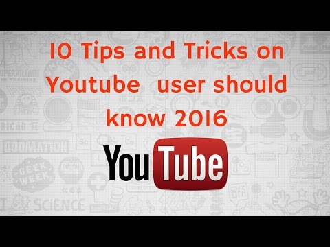 10 Tips and Tricks on Youtube  user should know 2016 Video