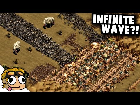 INFINITE FINAL WAVE?! | They Are Billions Custom Map Gameplay Video