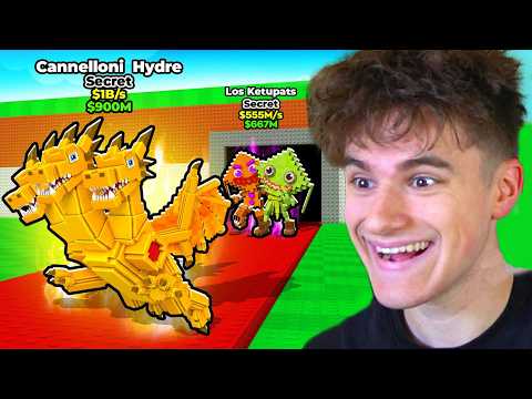 HO SBLOCCATO TUTTI I NUOVI BRAINROT SECRET CON LA FORTUNA *TSUNAMI* su STEAL A BRAINROT!