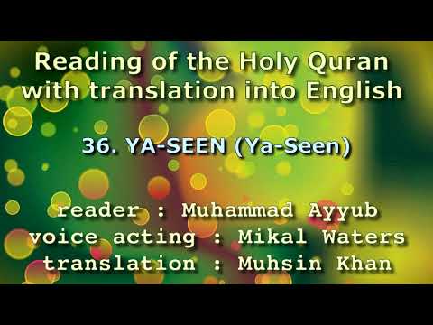 36. YA SEEN (Ya Seen) - Muhammad Ayyub (with the translation)
