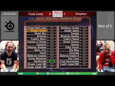 S@OSU 8 - FoolyCooly vs Drephen SSBM Winners Quarters