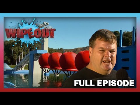 Angry Man Takes On The Course | Full Episode | Wipeout USA | S2 E12