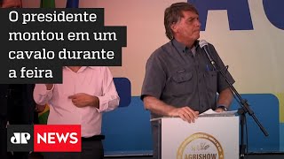 Bolsonaro participa de feira de agronegócio em Ribeirão Preto