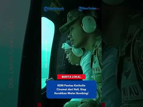 Detik-detik KDM Pantau Kebakaran Hutan dari Udara! 🚁🔥⛰️