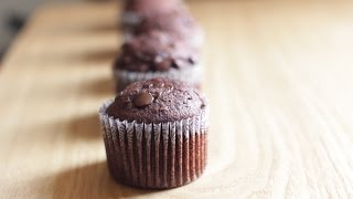 초콜릿 머핀 만들기/초코칩머핀,초코머핀만드는방법(Chocolate muffins)