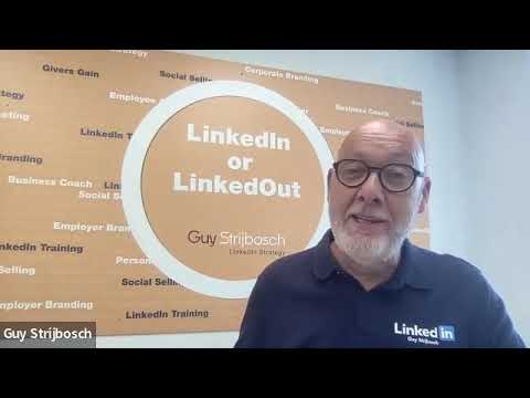 LinkedIn Profiel Video verdwijnt op 26 Juni 2023  (Guy Strijbosch)