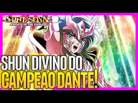SEU SHUN DIVINO está BEM RUNADO!? BATER ou TANKAR? Episódio 8 com DANTE V | saint seiya awakening?
