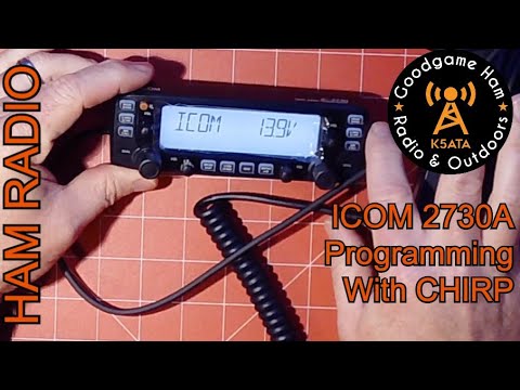 ICOM 2730A: How to Program Using CHIRP