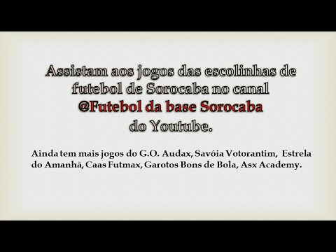 Votorantim Caas Futmax vs Garoto Bons de Bola sub13 2ºtempo - Campeonato da Liga Paulista de Futsal