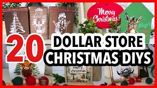 20 Dollar Store DIY Christmas Decorations and Ideas🎄
