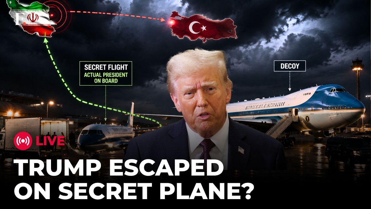 Trump's Secret Escape LIVE: Iranian Threat Triggered Decoy Air Force One Ops From Turkey | NATO