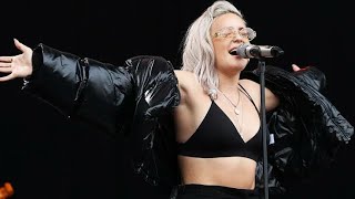 Anne-Marie performing &#39;Ciao Adios&#39; and &#39;Alarm&#39; at V Festival 2021