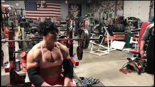 Chest and tris training at Elitefts part 2