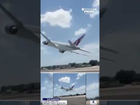 FAA is investigating after a Boeing 777 cargo aircraft flew dangerously low