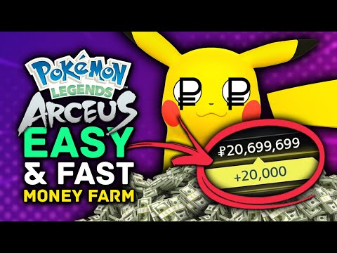 Pokemon Legends Arceus EASY & FAST Money Farming Guide