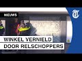 Kledingwinkel vernield: ‘Vuurwerkbom naar binnen’