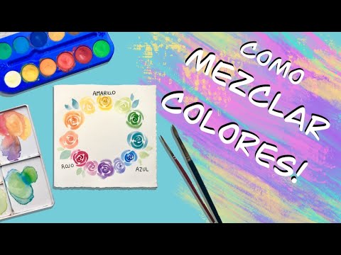 Como Mezclar Colores en Acuarela!