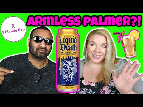 Liquid Death Iced Tea Armless Palmer Dead Billionaire Review