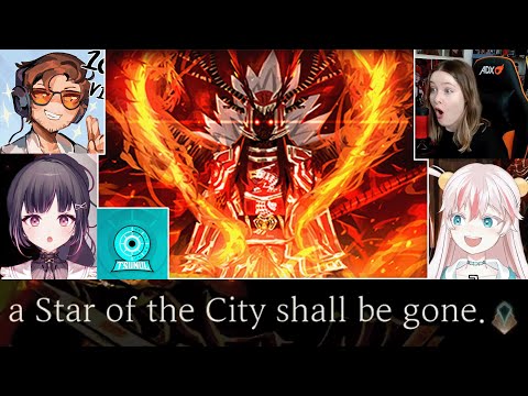 youtubers react to "a Star of the City shall be gone." (library of ruina)