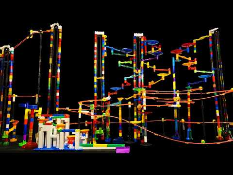 The World's Tallest marble run race