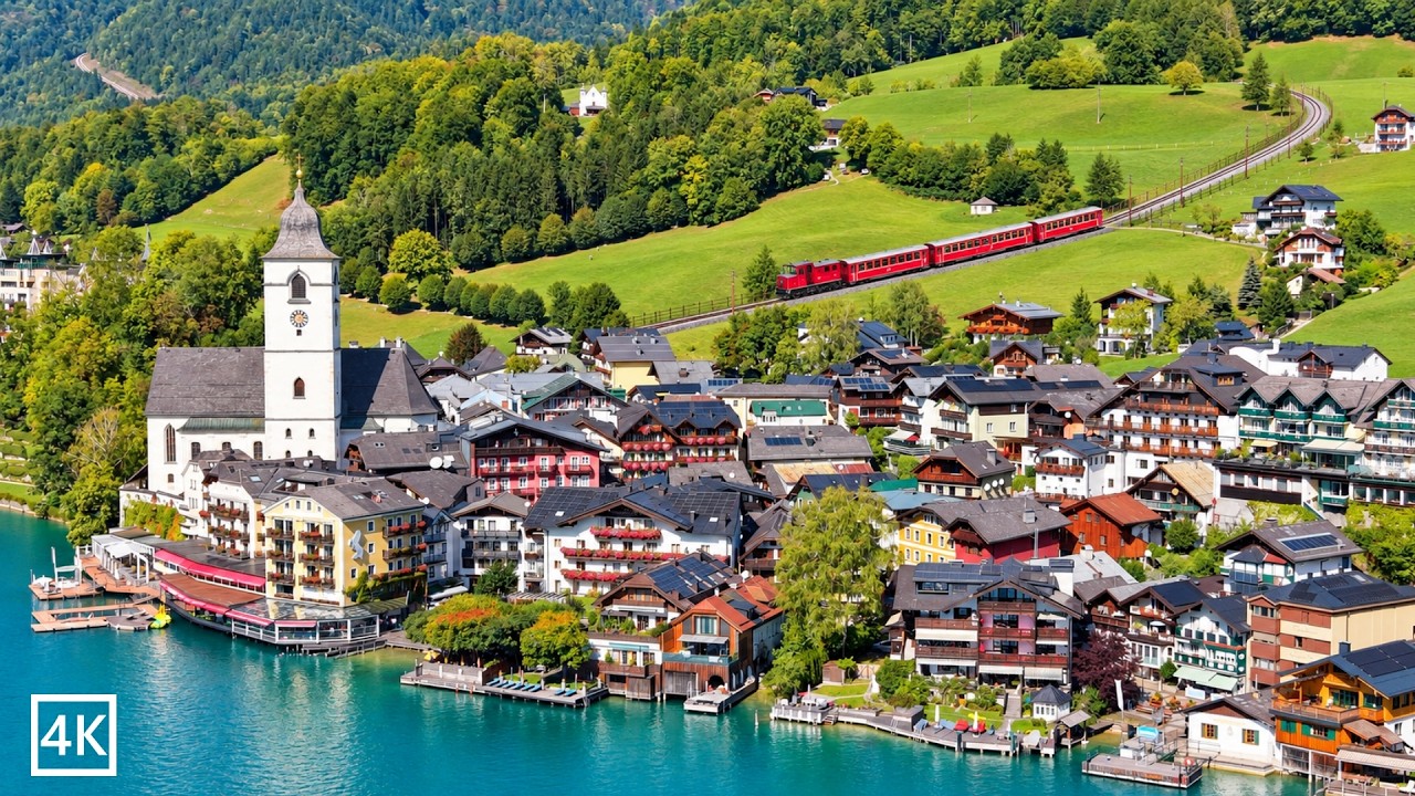 Schafbergbahn Austria 🇦🇹 The Steepest Cog Railway Above Lake Wolfgang 4K 60 fps