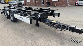 Remorcă pentru transport containere Krone ZZW 18 Tandem, MIDI, f&uuml;r 1120mm + 1320mm nou | Imagine 4 - Autoline