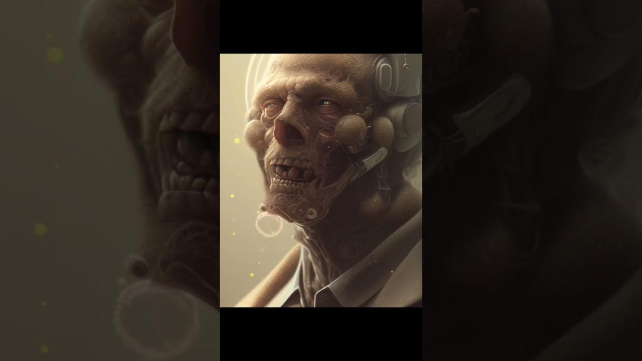 AI's Self-Portrait: Terrifying Truth Revealed! #chatgpt #AI #midjourney