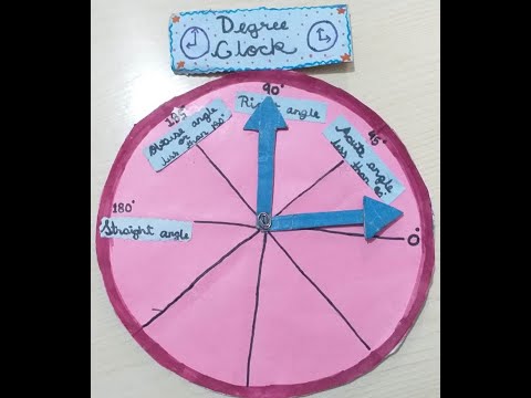 My Degree clock tells about  an Angle -Geometry concept