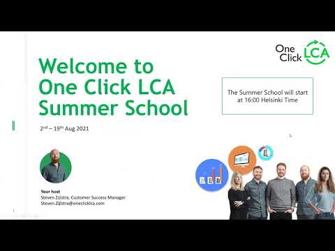 03-One Click LCA software training