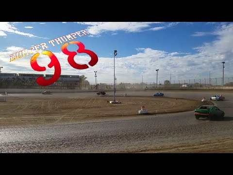 10-1-17 LaSalle Speedway IL 200 lap rac Day of Destruction lap enduro race the ending laps T3 and T4